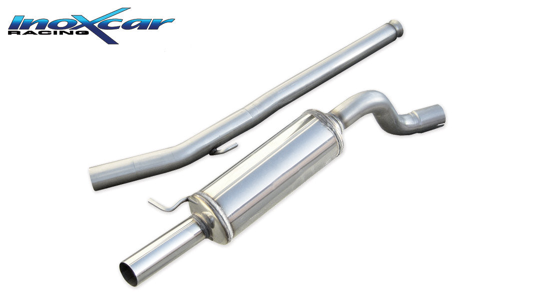 Tubo centrale diretto + Scarico finale gr.N RENAULT TWINGO 2 RS SPORT 1.6 16V (133CV) 2009-- - Autobox