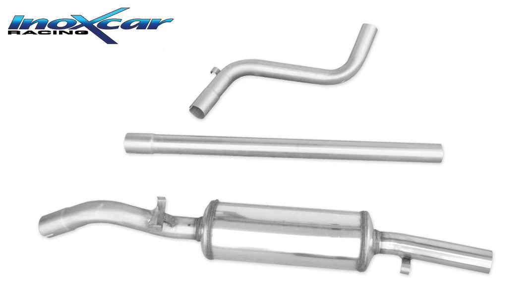 Tubo centrale diretto + Scarico finale gr.N VOLKSWAGEN GOLF II GTI 1.8 16V (136CV) 1985-- - Autobox