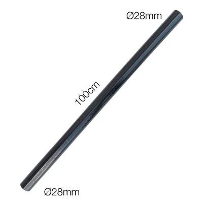 Manicotto 1MT silicone nero rinforzato MANITOR