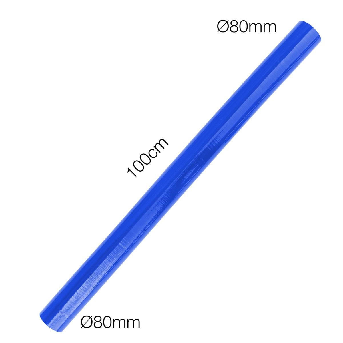 Manicotto 1MT silicone blu rinforzato MANITOR
