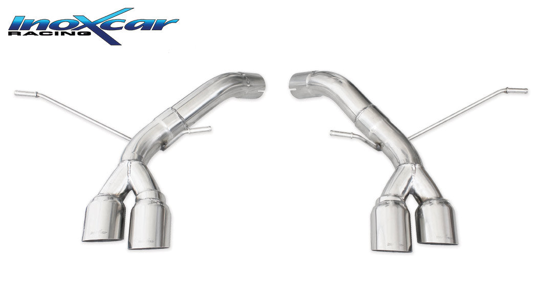 Scarico finale senza silenziatore 2X80 RACING destro e sinistro MASERATI GRANSPORT 4.2 V8 (400CV) 2006-- - Autobox