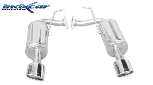 Scarico finale con silenziatore 1X120X80 OBLIQUO destro e sinistro MAZDA MAZDA 6 2.3 TURBO 16V (260CV) 2005-- - Autobox