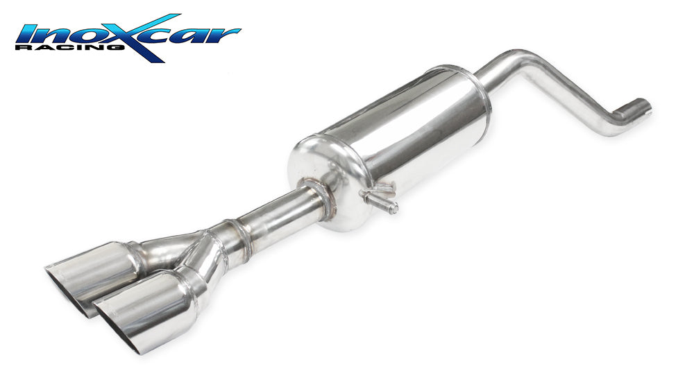 Scarico finale con silenziatore 2X80 RACING OPEL CORSA F 1.2i T (131cv) GS-Line 2020-- Tubazione Ø 50 Raccordo Ø 45 - Autobox