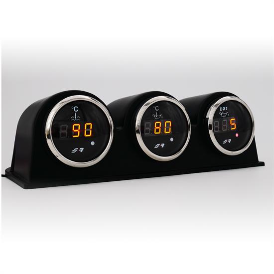 Termometro temperatura olio digitale Chrome rim line SIMONI RACING