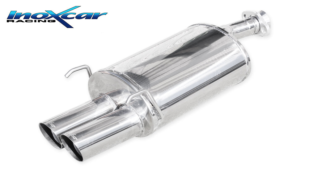 Scarico finale con silenziatore 2X76 RACING HONDA JAZZ 1.4 (83CV) 2001-- - Autobox