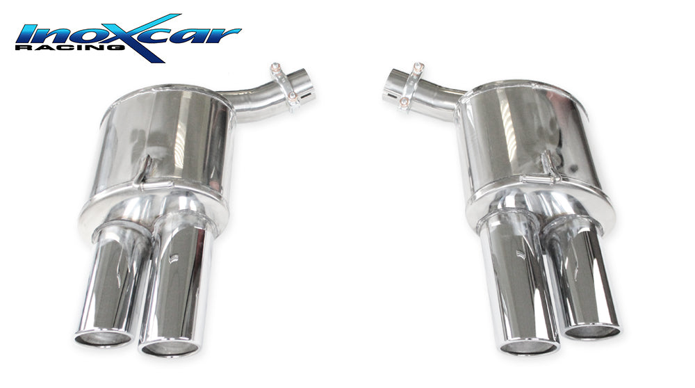 Scarico finale con silenziatore 2X90 X-RACE destro e sinistro PORSCHE PANAMERA 4S 4.8 8V (400cv) 2009-2013 - Autobox