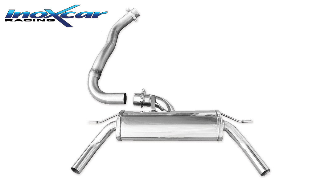 Scarico finale con silenziatore 1X50 destro e sinistro RENAULT CLIO 4 RS 1.6 Turbo (200CV) 2013-- Ø 63,5 - Autobox