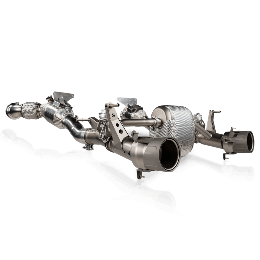 Impianto di scarico EVOLUTION (TITANIUM) Akrapovic - Ferrari F8 TRIBUTO