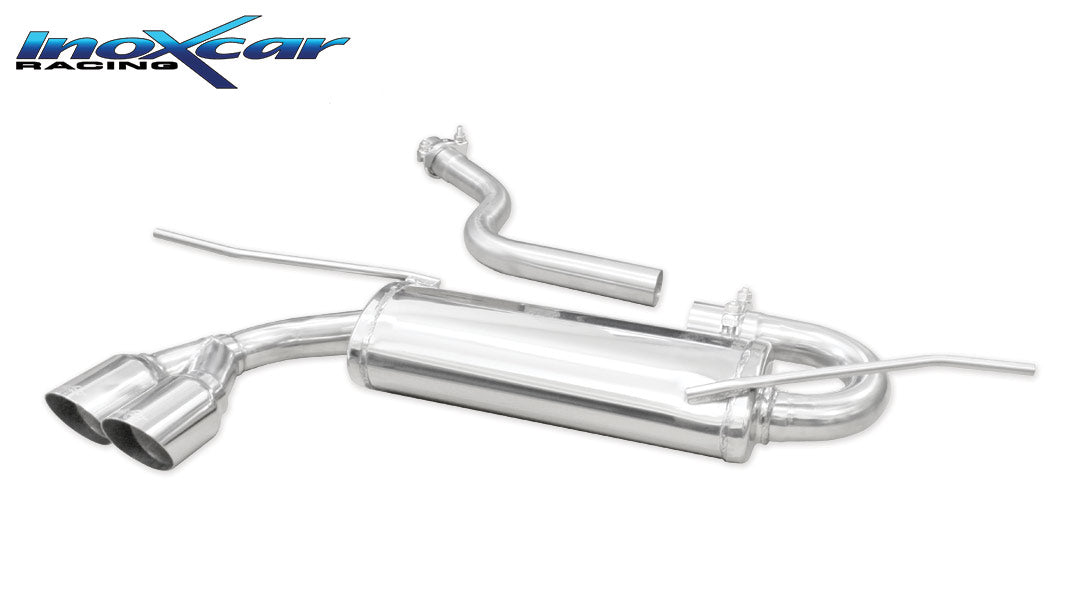 Scarico finale con silenziatore 2X80 RACING SEAT LEON (Type 5F) 1.4 TSi (122CV) 2012-- diam. 50 - Autobox
