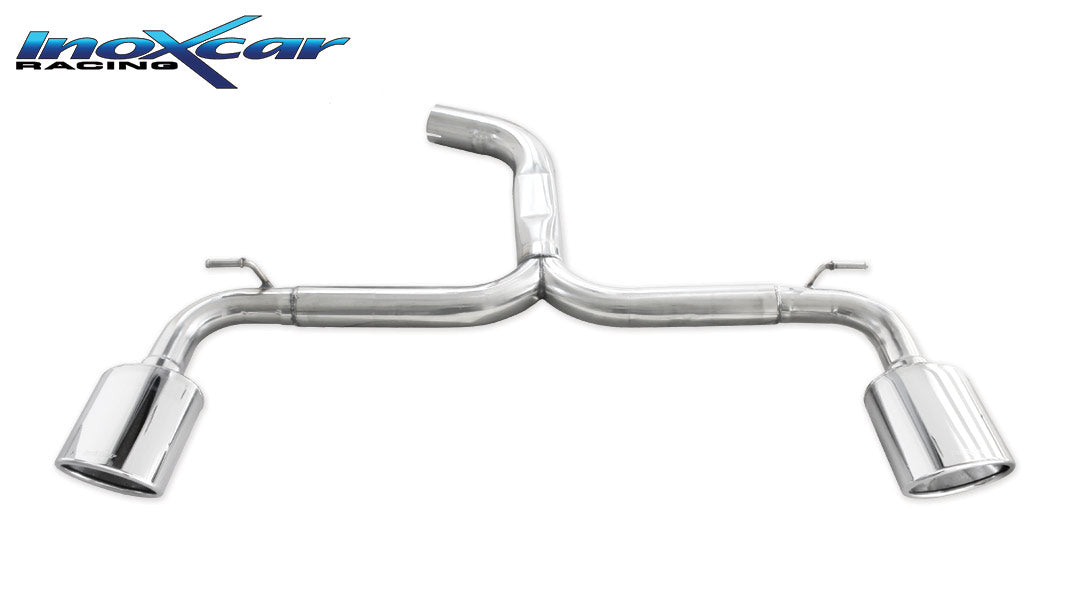 Scarico finale senza silenziatore 150x105 OBLIQUO destro e sinistro SEAT LEON (Type 5F) CUPRA 2.0 (280cv) 2014-- diam. 70 - Autobox