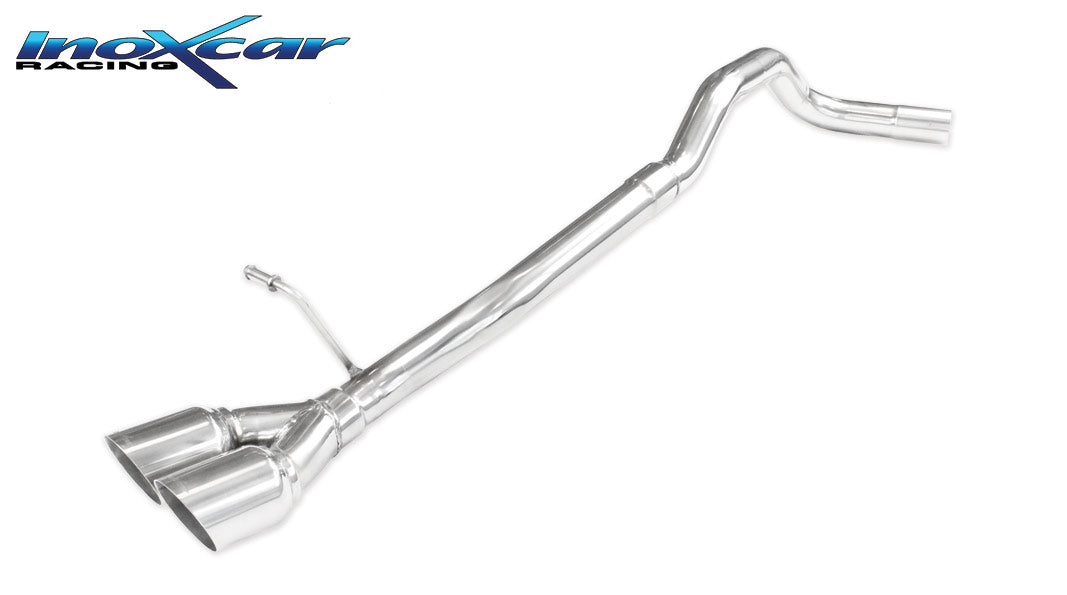 Scarico finale senza silenziatore 2X80 RACING SKODA FABIA (Type NJ) 1.2 TSI (90-110cv) 2014-- - Autobox