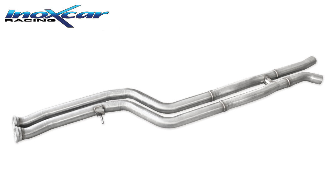Tubo centrale diretto (con il montaggio vengono eliminati i 2 cat. di serie) BMW F28 M4 Coupè 3.0 (431cv) 2013-- - Autobox