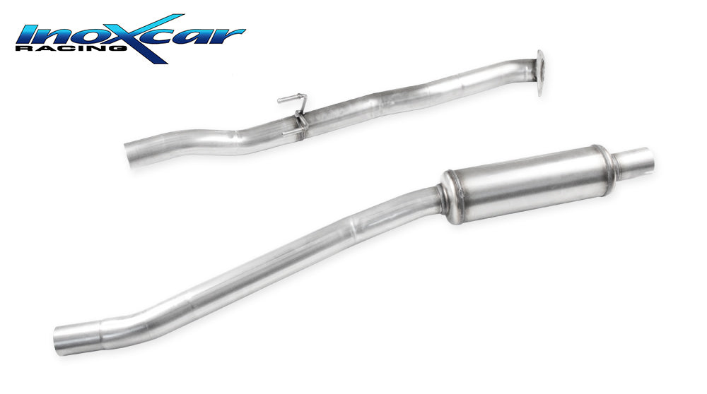 Tubo centrale con silenziatore HONDA CIVIC 1.5 Turbo (182cv) 2018-2020 Tubaz. Ø 50 - Raccordo Ø 51 - Autobox