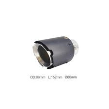 Terminale rotondo 60mm acciaio inox SIMONI RACING