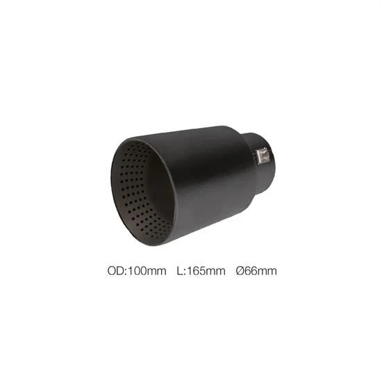 Terminale rotondo 63mm acciaio inox SIMONI RACING