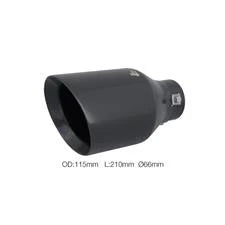 Terminale rotondo 66mm inclinato acciaio inox SIMONI RACING
