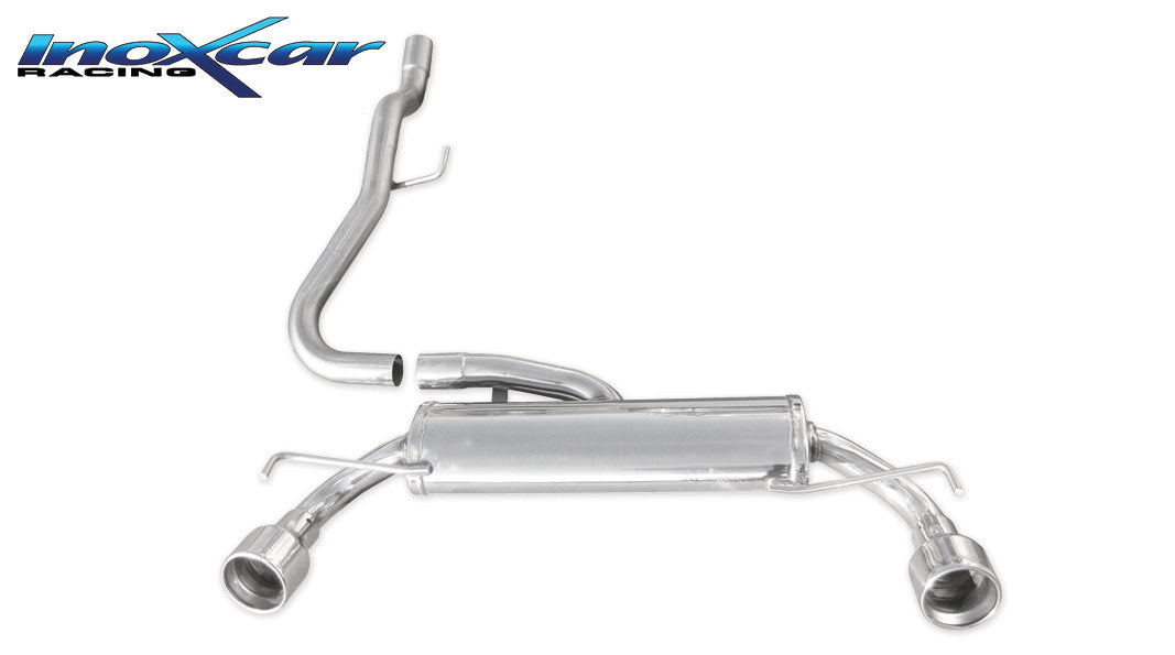 Scarico finale destro e sinistro 1X102 OPEL CORSA D OPC 1.6 16V TURBO (192CV) 2007-- Ø 54,5 - Autobox