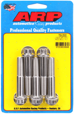 ARP 1/2-20 x 2.500 12pt SS Bolts (5/pkg)