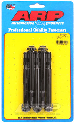 "7/16""-14 X 4.250 12pt 1/2 wrenching black oxide bolts"5pcs