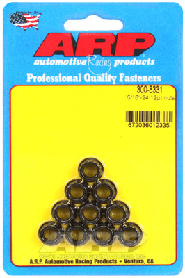 ARP 5/16in -24 12pt Nut Kit (Pack of 10)
