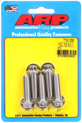 ARP 3/8-24 x 1.250 12pt SS bolts (5/pkg)