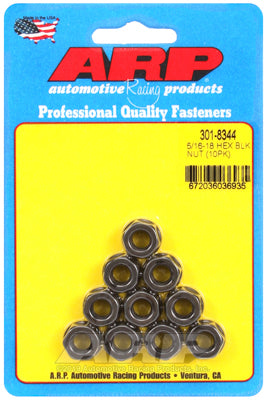 ARP 5/16-18 Hex Nut Kit 8740 Chrome Moly - 10 PK