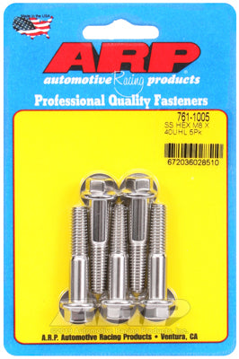 M8 x 1.5 40mm UHL Hex SS Bolts (5/pkg)