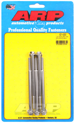 ARP 1/4-20 x 4.250in UHL Hex Stainless Steel Bolts (5/pkg)