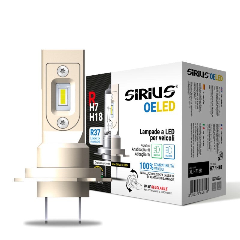 SIRIUS KIT LAMPADINE LED H7R/H18R 12V - Autobox