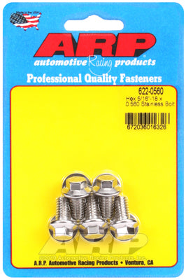 ARP 5/16-18 x 0.560in SS Hex Bolt Kit (Pack of 5)