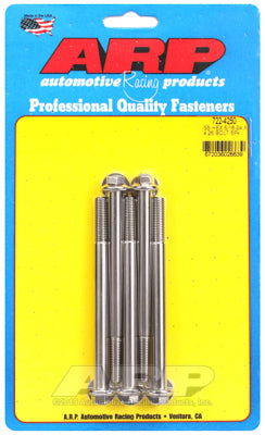 "5/16""-24 x 4.250 hex SS bolts" (5pcs)