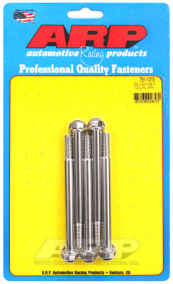 M8 x 1.25 x 100 hex SS bolts (5pcs)