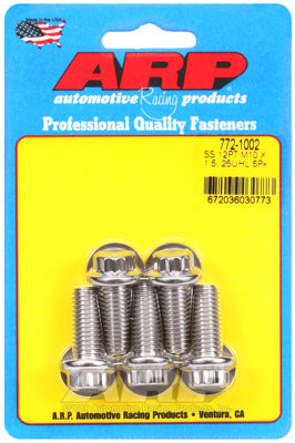 ARP M10 x 1.50 x 25 Black Oxide 12pt Bolts (5/pkg)