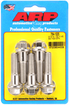 ARP M12 x 1.50 x 45 SS Hex Bolts (5/pkg)