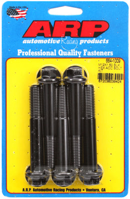 ARP M12 x 1.5 x 80 Hex Black Oxide Bolts (5/pkg)