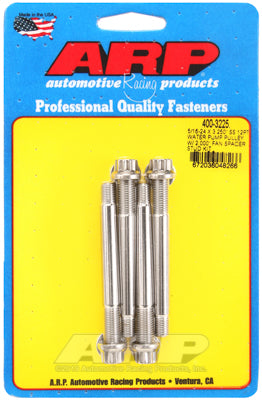 ARP 5/16-24x3.250 SS 12pt WP pulley w/ 2.000" fan spcr stud