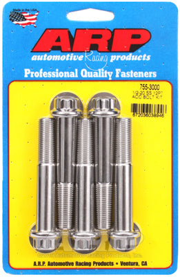 ARP 1/2in -20 x 3.000in 12pt SS Bolts (5/pkg)