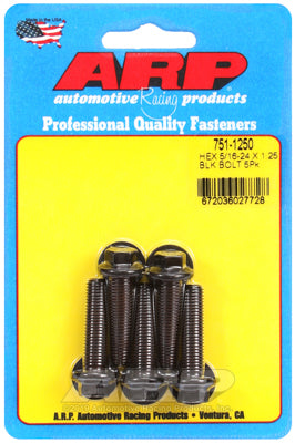 ARP 5/16-24 x 1.250 Hex Black Oxide Bolts (5/pkg)