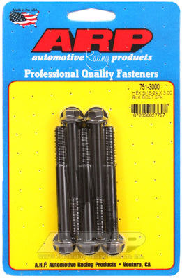"5/16""-24 x 3.000 hex black oxide bolts" (5pcs)