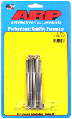 "1/4""-20 x 3.750 12pt SS bolts" (5pcs)