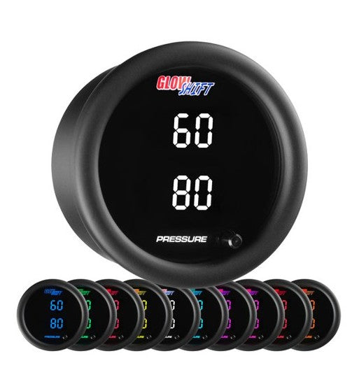 GLOWSHIFT DOPPIA LETTURA PRESSIONE BENZINA/OLIO