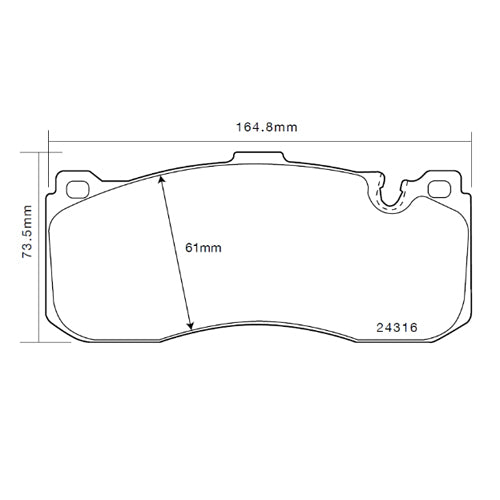 Set pastiglie Brembo Sport | HP2
07.B314.02 - Autobox