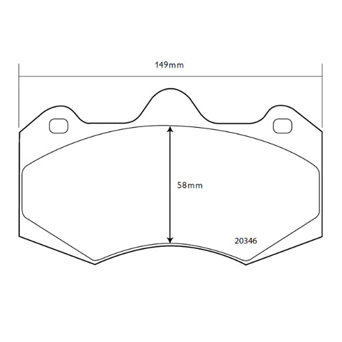 Set pastiglie Brembo Sport | HP2
07.B314.61 - Autobox