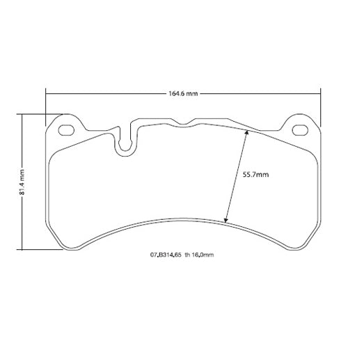 Set pastiglie Brembo Sport | HP2
07.B314.65 - Autobox