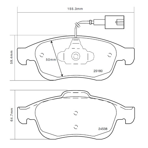 Set pastiglie Brembo Sport | HP2
07.B314.79 - Autobox