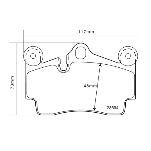 Set pastiglie Brembo Sport | HP2
07.B315.16 - Autobox