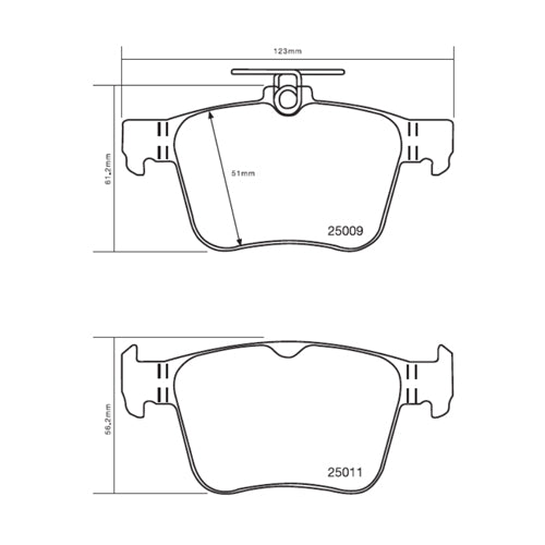 Set pastiglie Brembo Sport | HP2
07.B315.41 - Autobox