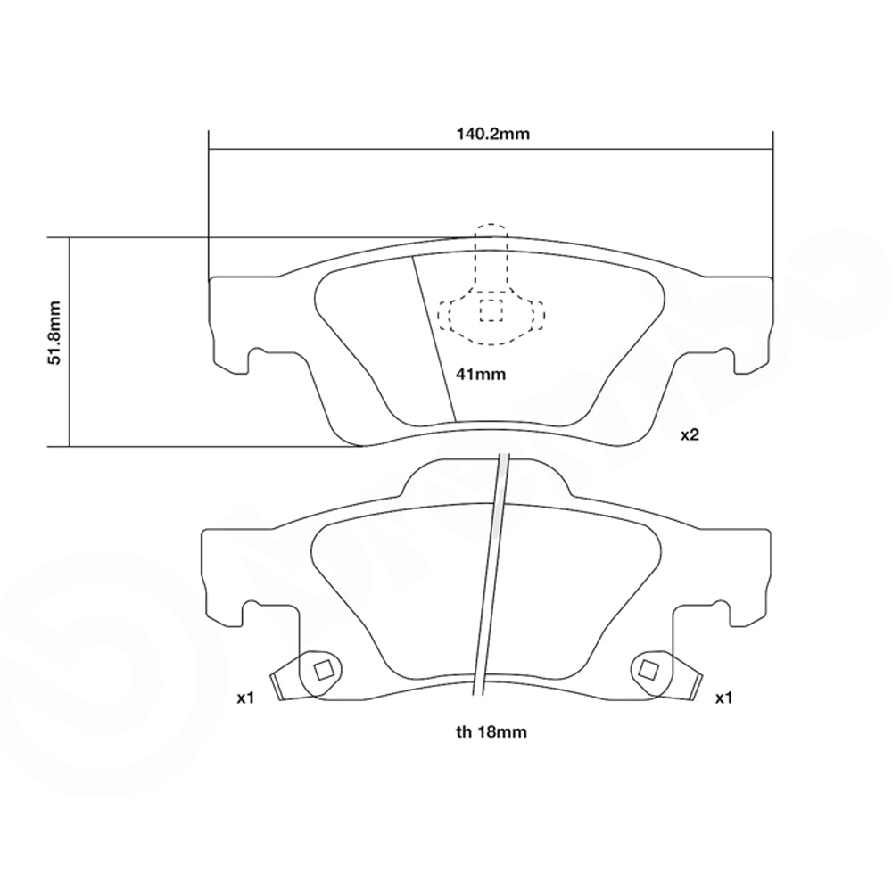 Set pastiglie Brembo Sport | HP2
07.B315.83 - Autobox