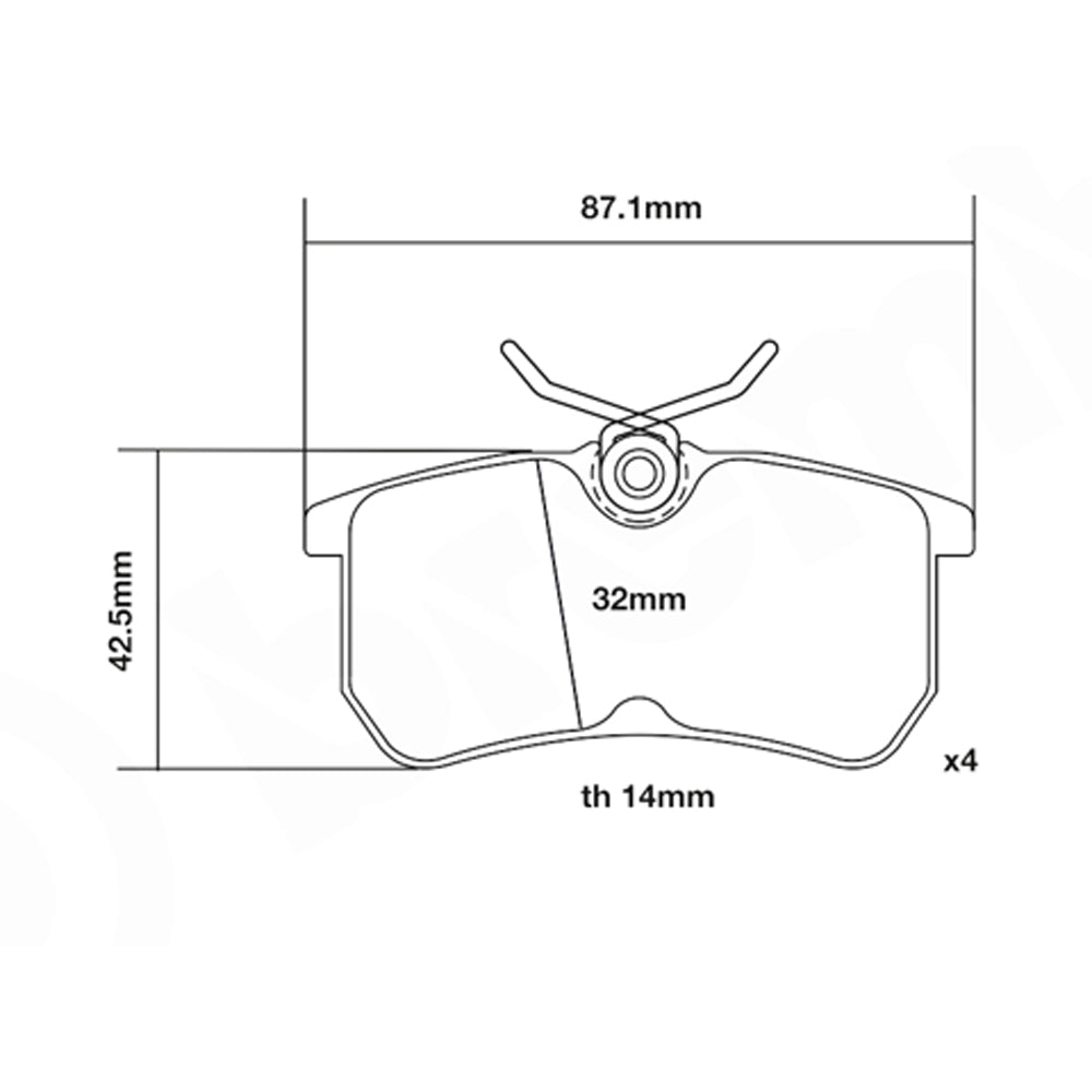 Set pastiglie Brembo Sport | HP2
07.B315.94 - Autobox