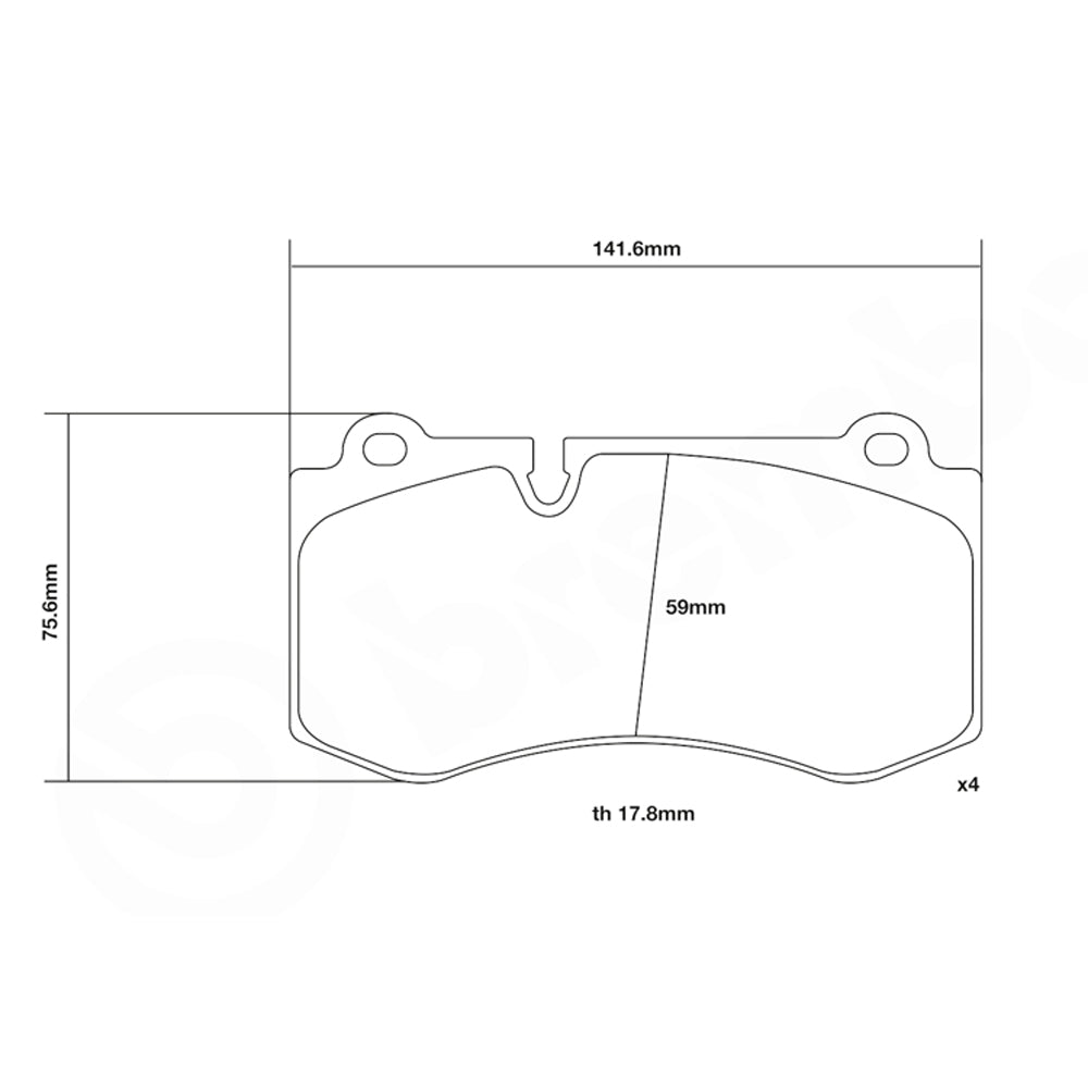 Set pastiglie Brembo Sport | HP2
07.D435.14 - Autobox